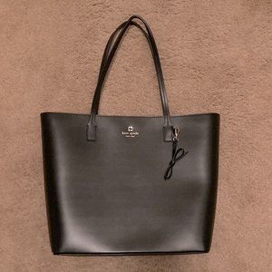 Authentic black leather Kate Spade Purse/Travel Bag